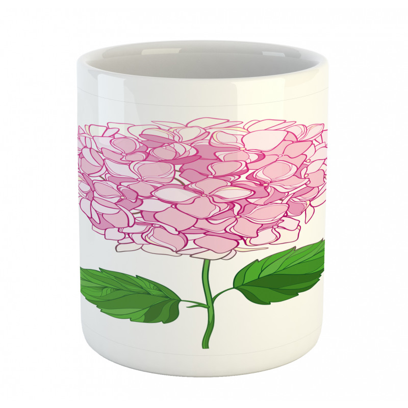 Hand Drawn Pink Petals Mug