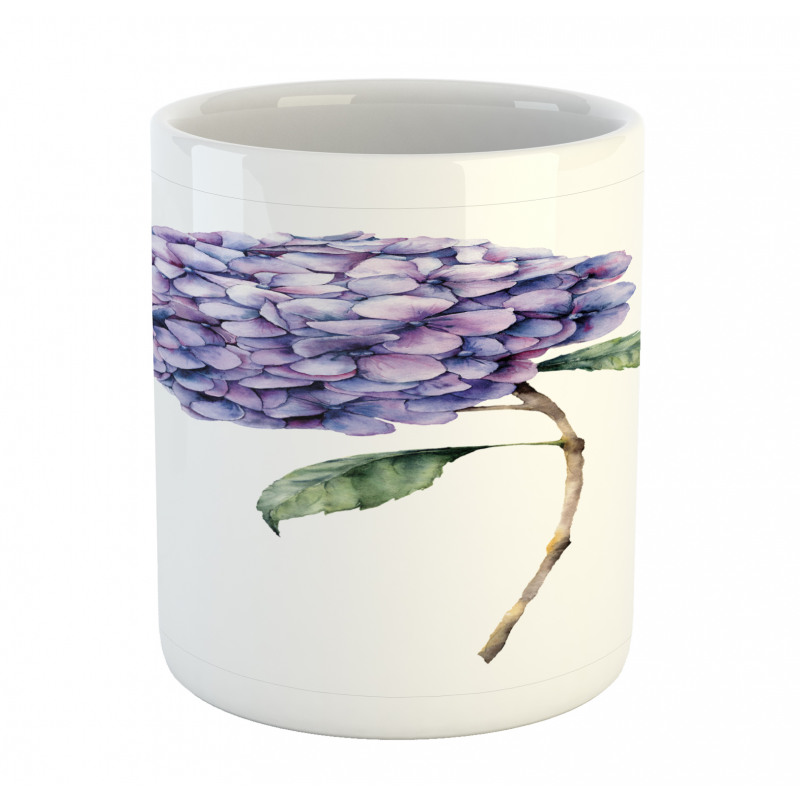 Fine Art Paint of Flower Mug