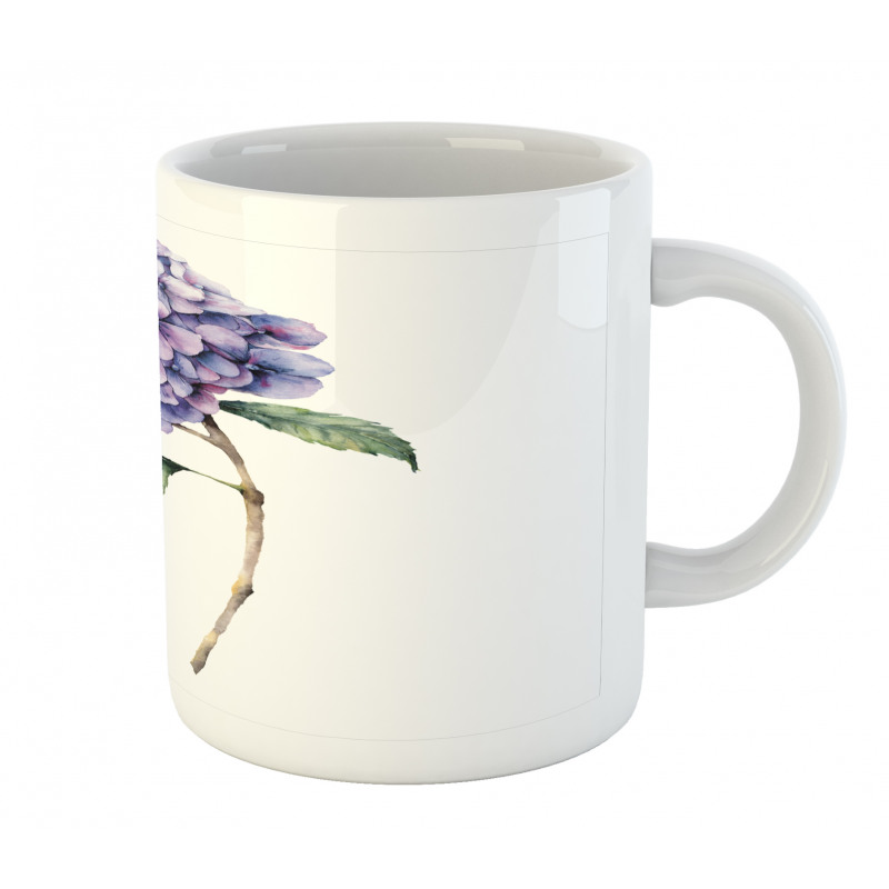 Fine Art Paint of Flower Mug