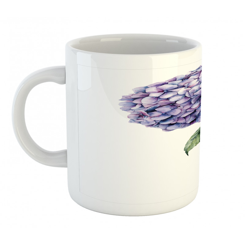 Fine Art Paint of Flower Mug