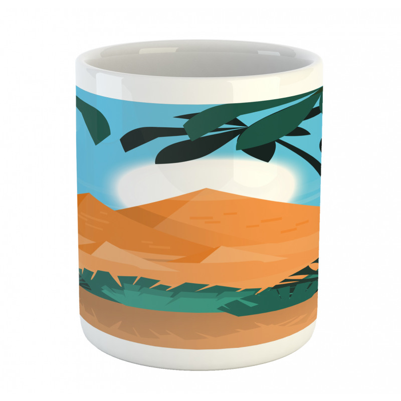 Desert and Pyramids Mug