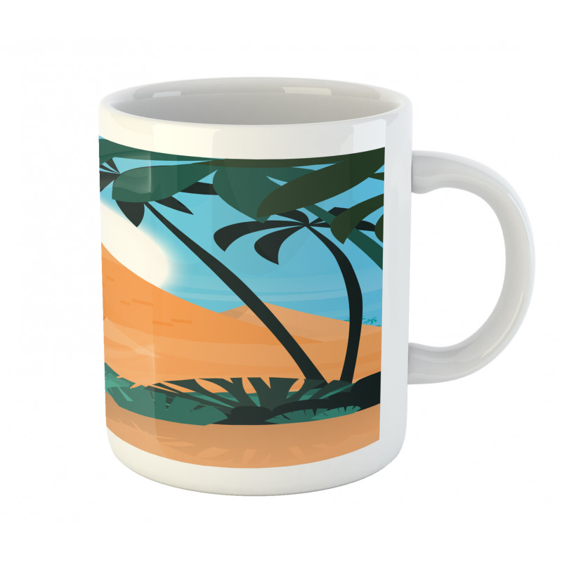 Desert and Pyramids Mug