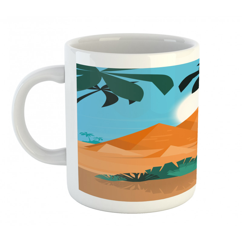 Desert and Pyramids Mug