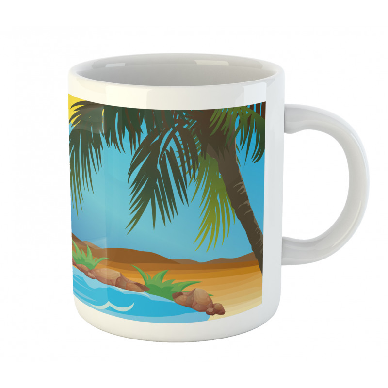 Big Palm Leaves Wild Outdoors Mug