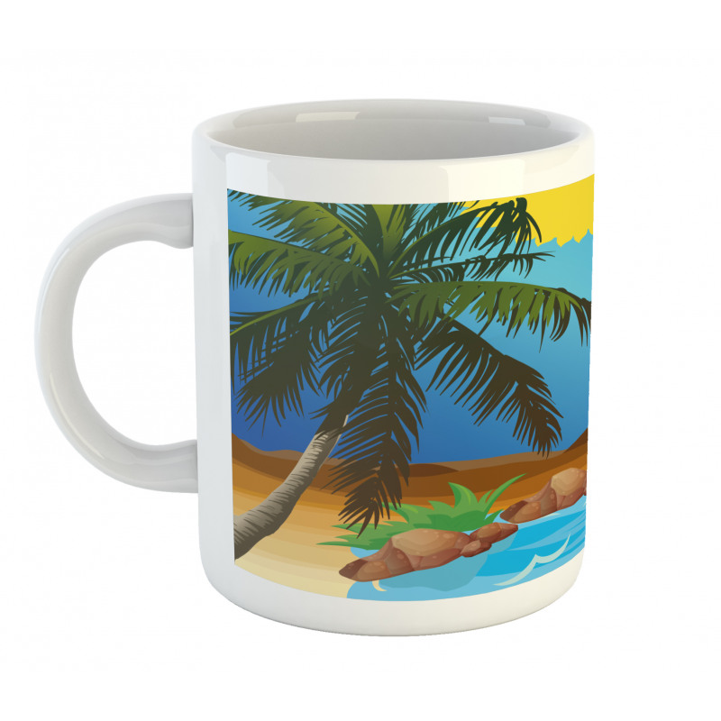 Big Palm Leaves Wild Outdoors Mug