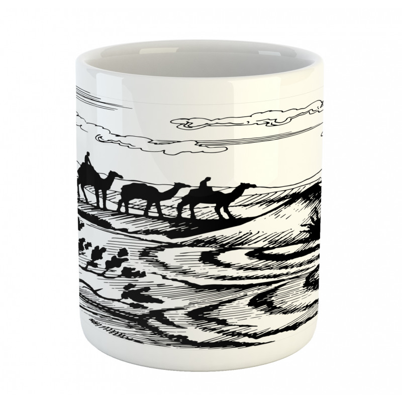 Sketchy Camel Caravan Mug