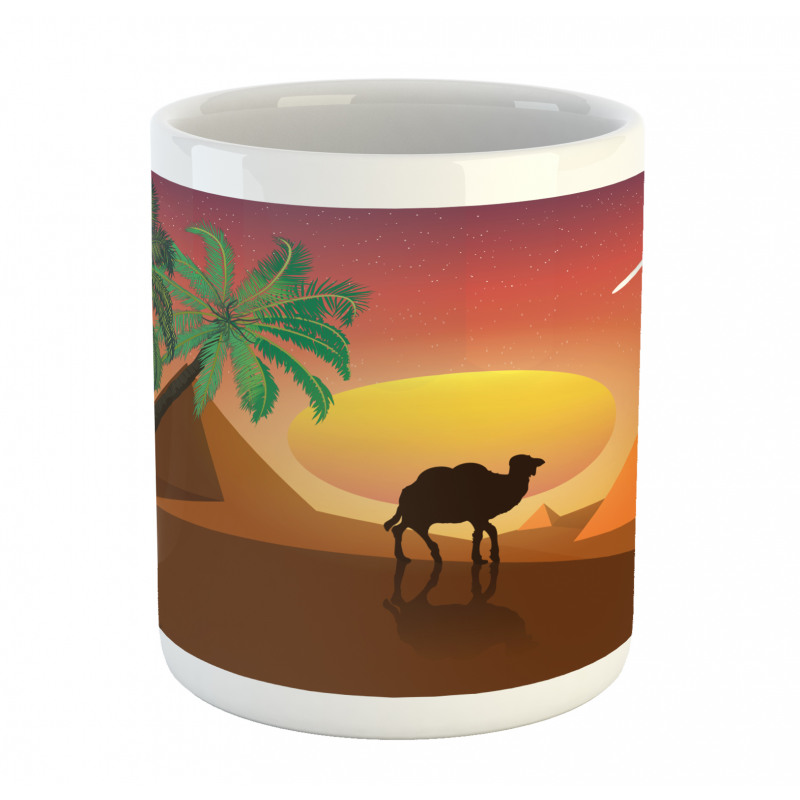 Camels Pyramids and Palms Mug