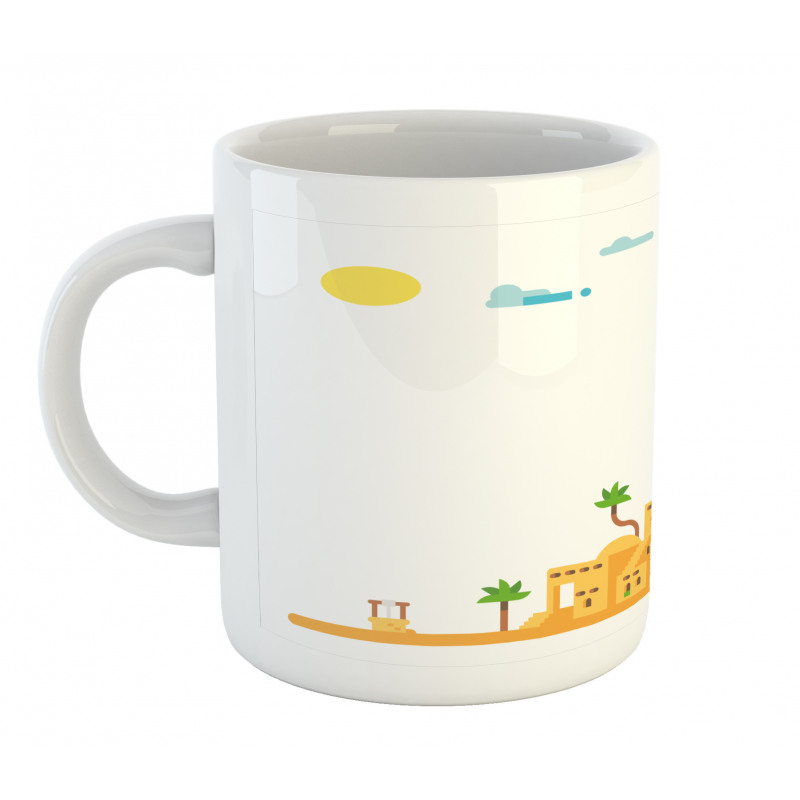 Mud Houses Hot Weather Mug