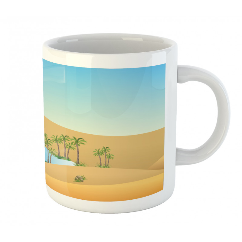 Sand Dunes Lake and Trees Mug