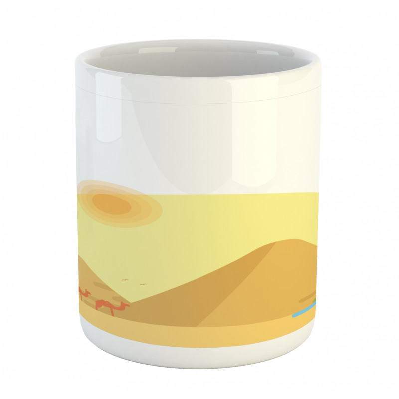 Caravan of Camels Marching Mug