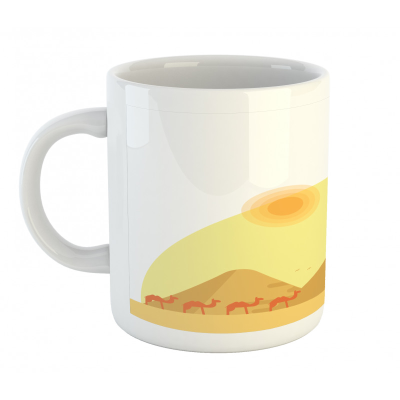 Caravan of Camels Marching Mug