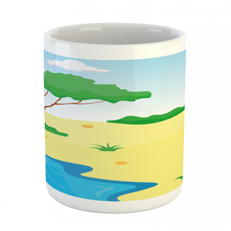 Cartoon Style Little Pond Mug