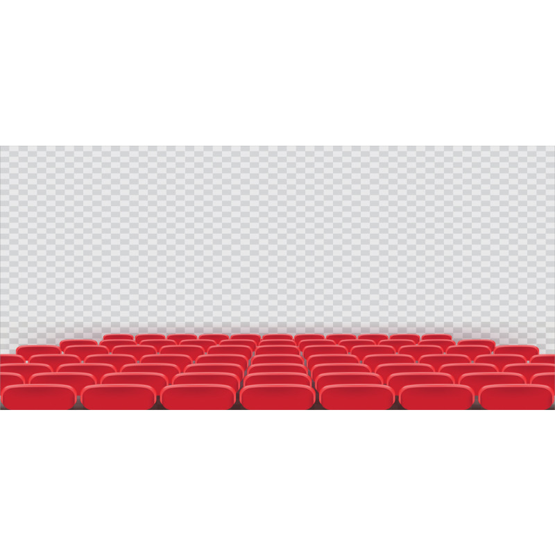 Theater Chairs Row Graphic Mug