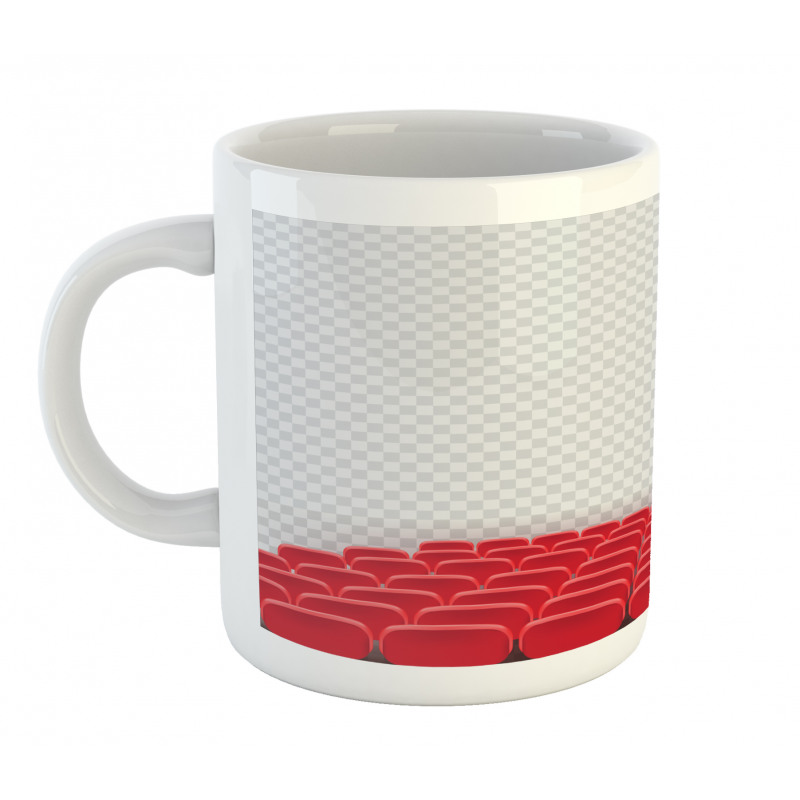 Theater Chairs Row Graphic Mug