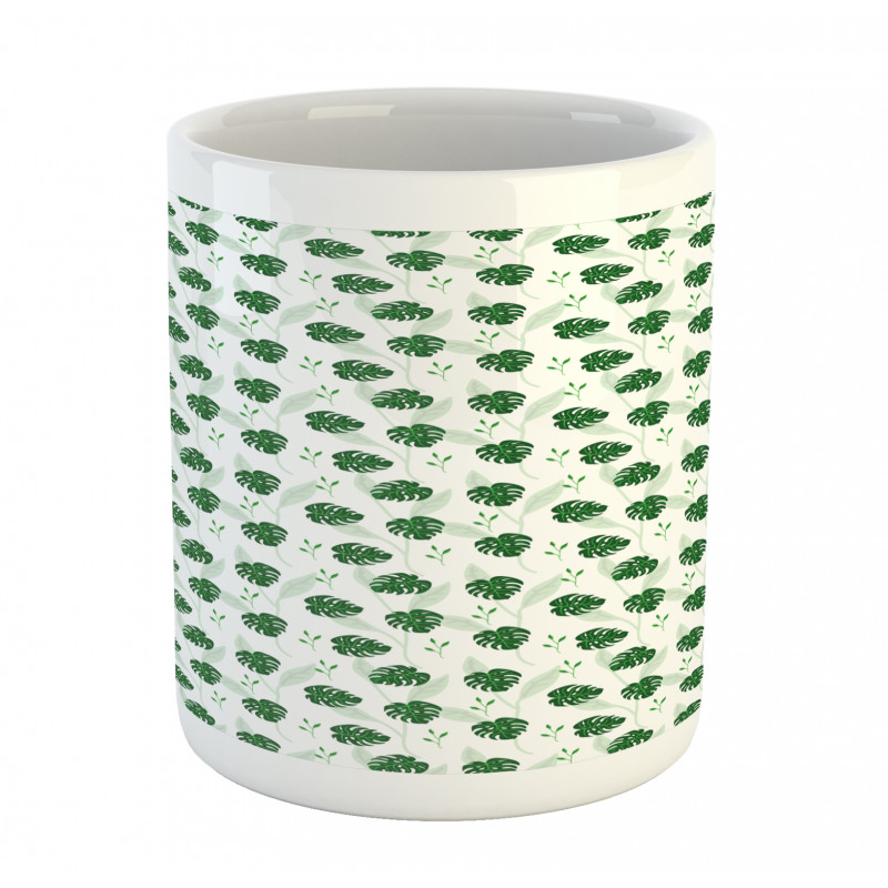 Jungle Foliage Shadowy Mug