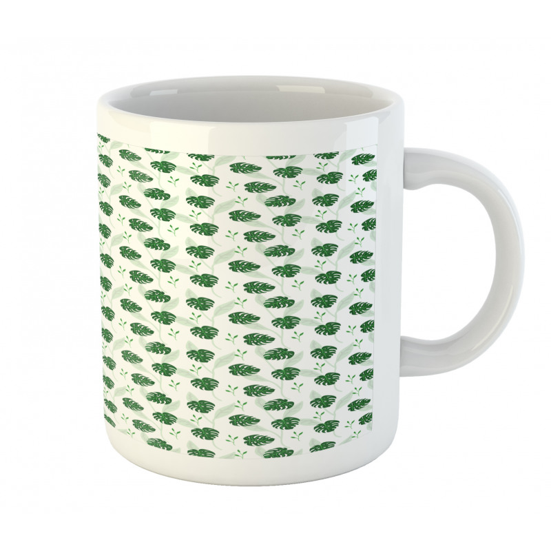 Jungle Foliage Shadowy Mug