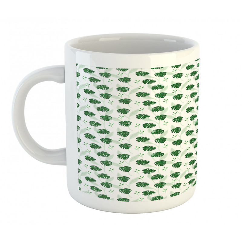 Jungle Foliage Shadowy Mug