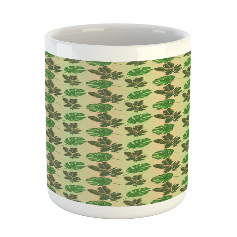 Exotic Leaves Scenery Mug