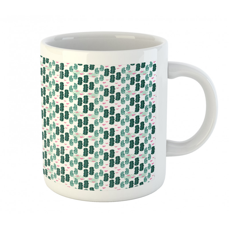 Island Leaves Hearts Mug