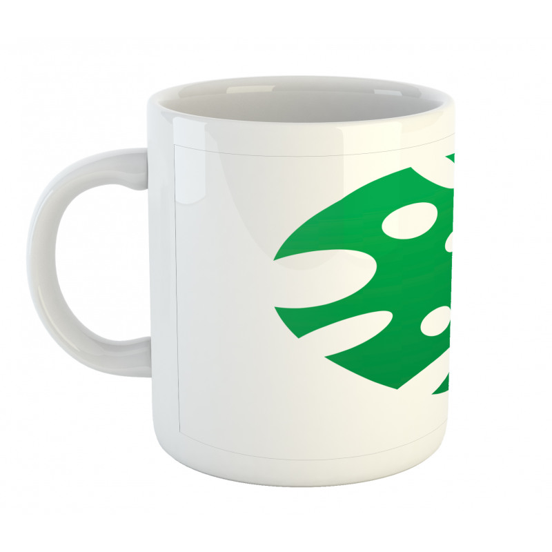 Simple Tropical Leaf Mug