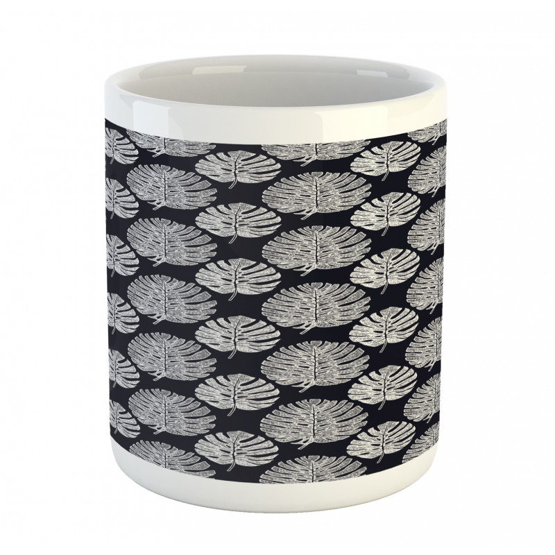 Modernistic Leaves Art Mug