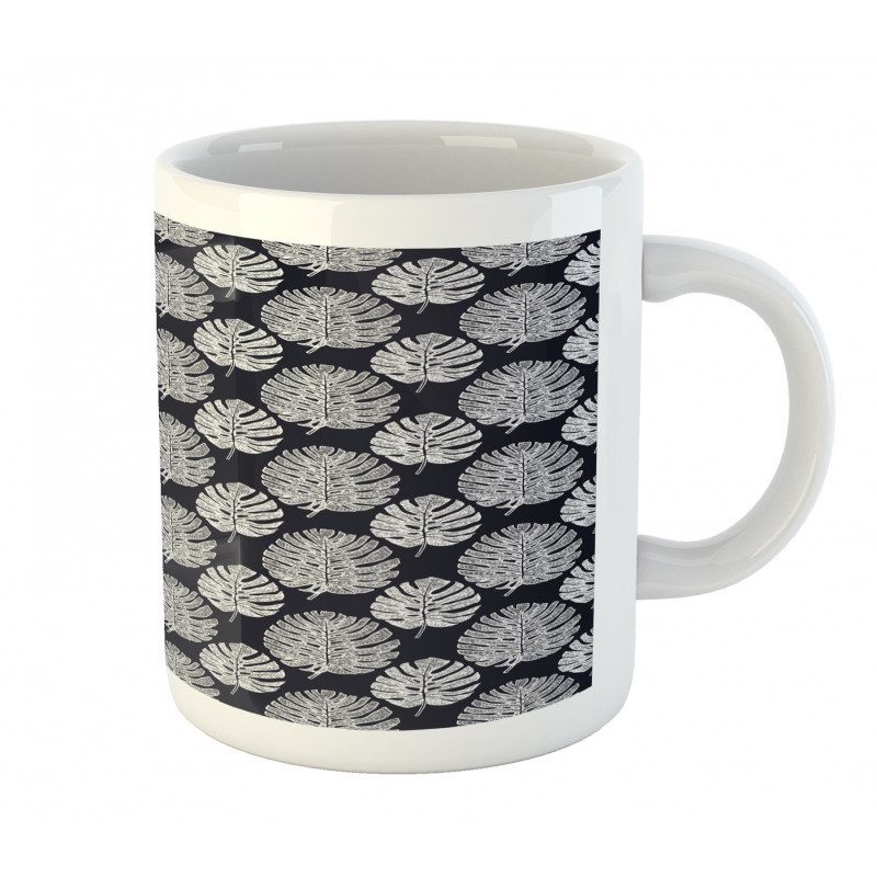 Modernistic Leaves Art Mug