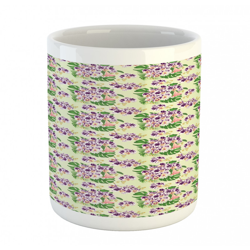 Spotted Orchid Flower Mug