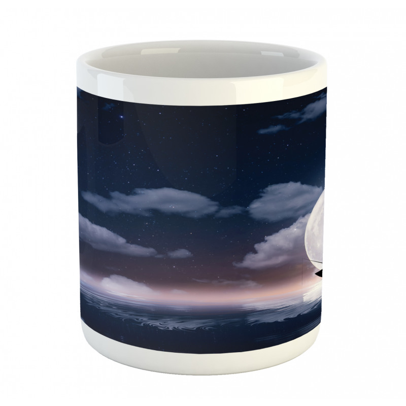 Fisherman in Boat Night Mug