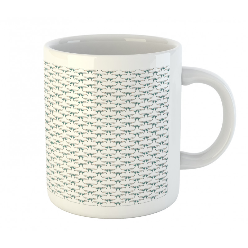 Symmetric Simple Butterfly Mug