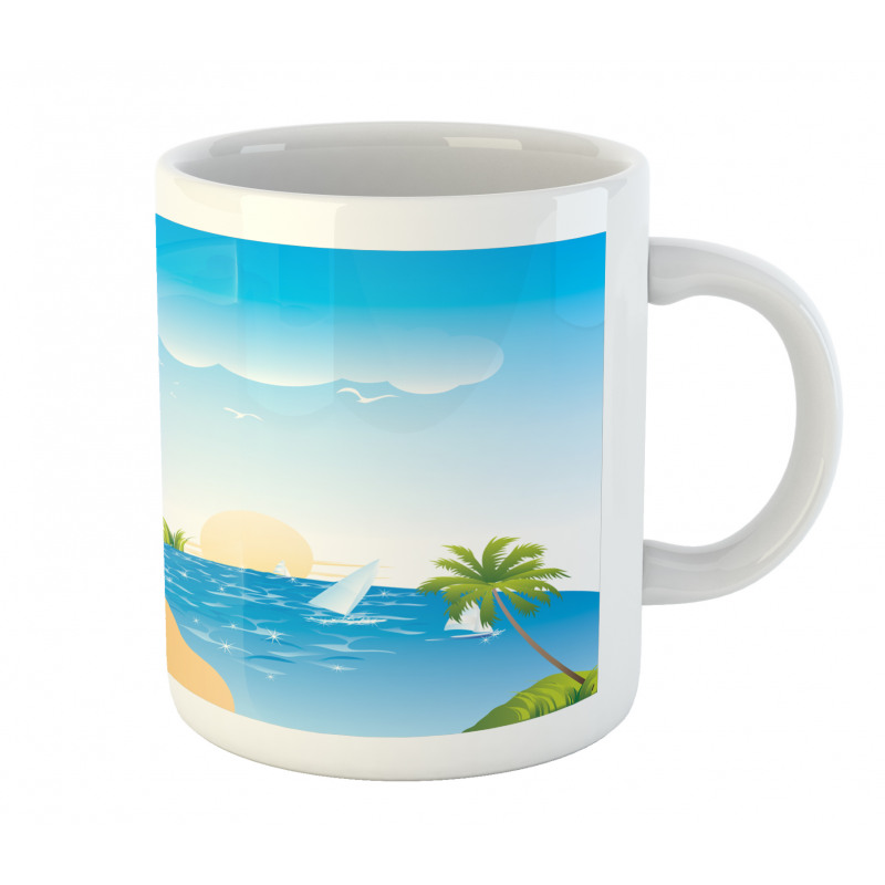 Summer Vibe Landscape Mug