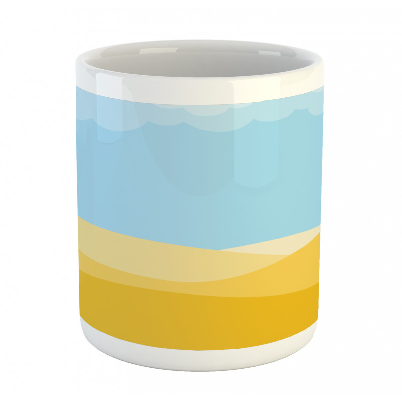 Tropical Palms on Desert Sky Mug