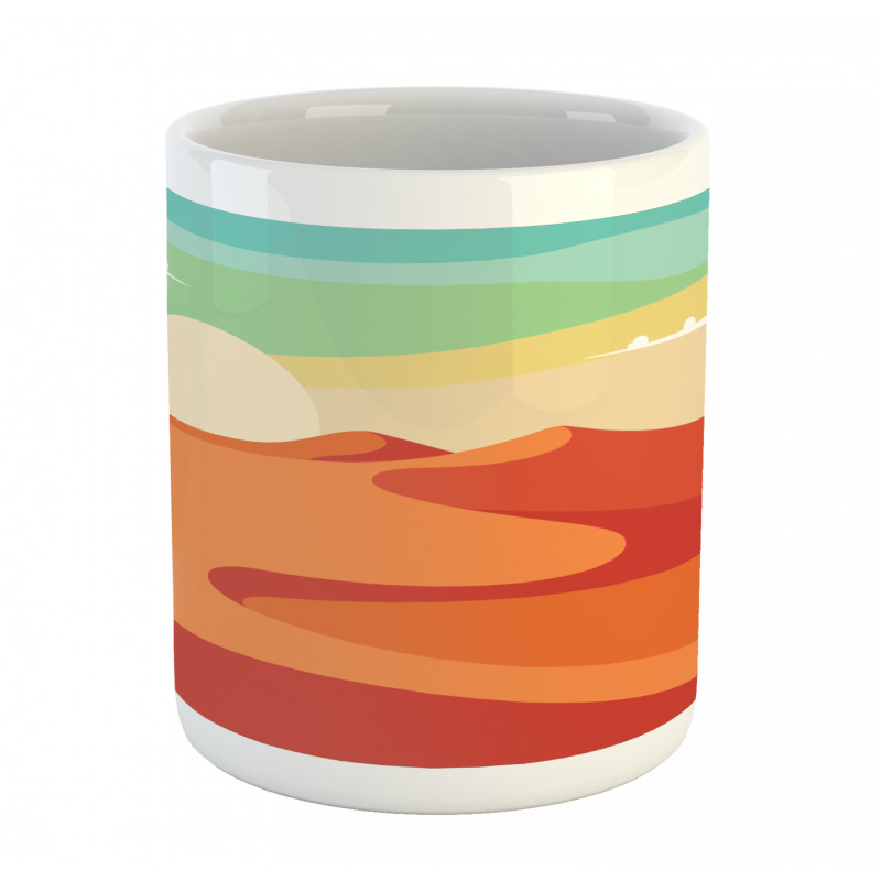 Abstract Desert and Sky Art Mug