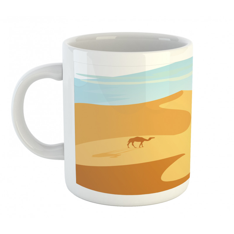 Little Camel on Desert Hills Mug