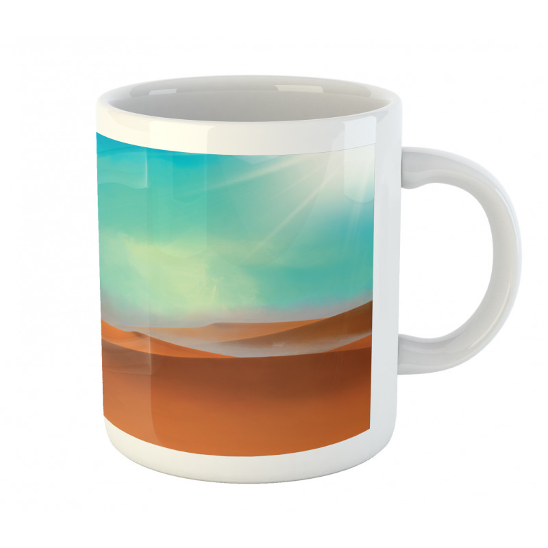 Fine Art Desert and Sky Scene Mug