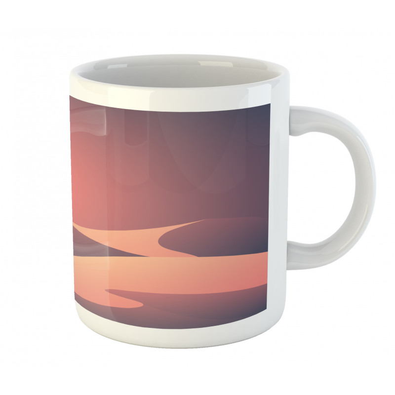 Warm Colors Sky and Desert Mug