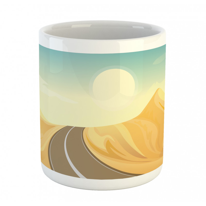 Road Adventure in Desert Hills Mug