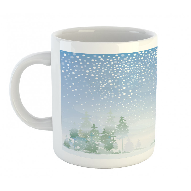 Misty Outdoor Scene Mug