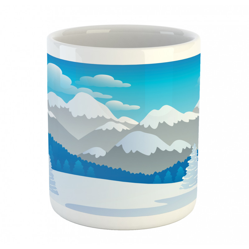 Snow-Capped Mountains Mug