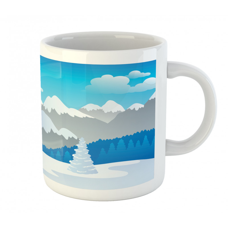 Snow-Capped Mountains Mug