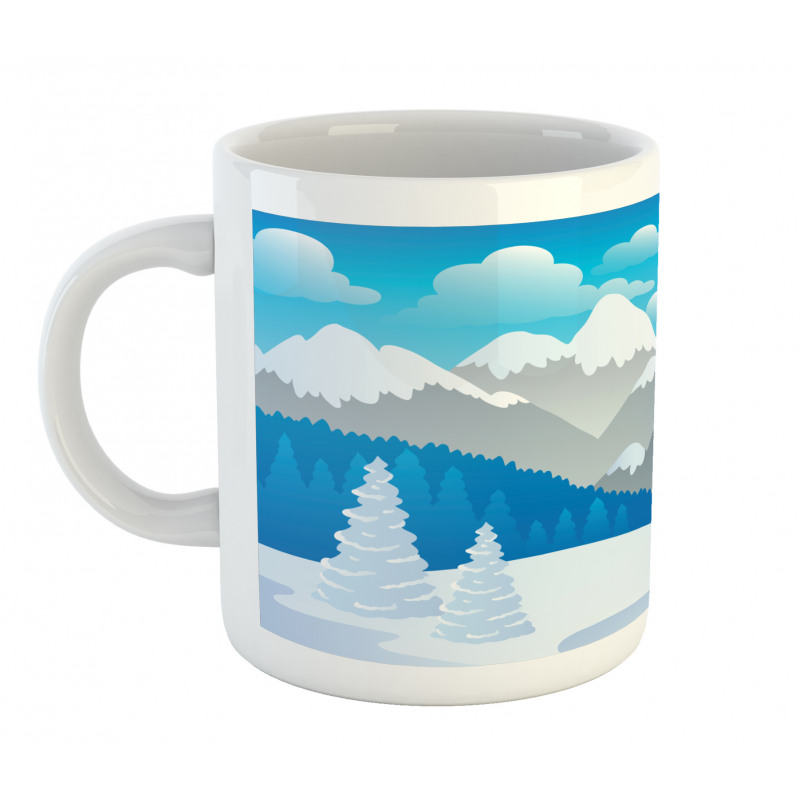 Snow-Capped Mountains Mug