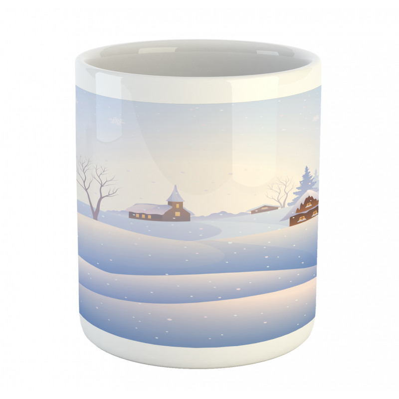 Village Landscape View Mug