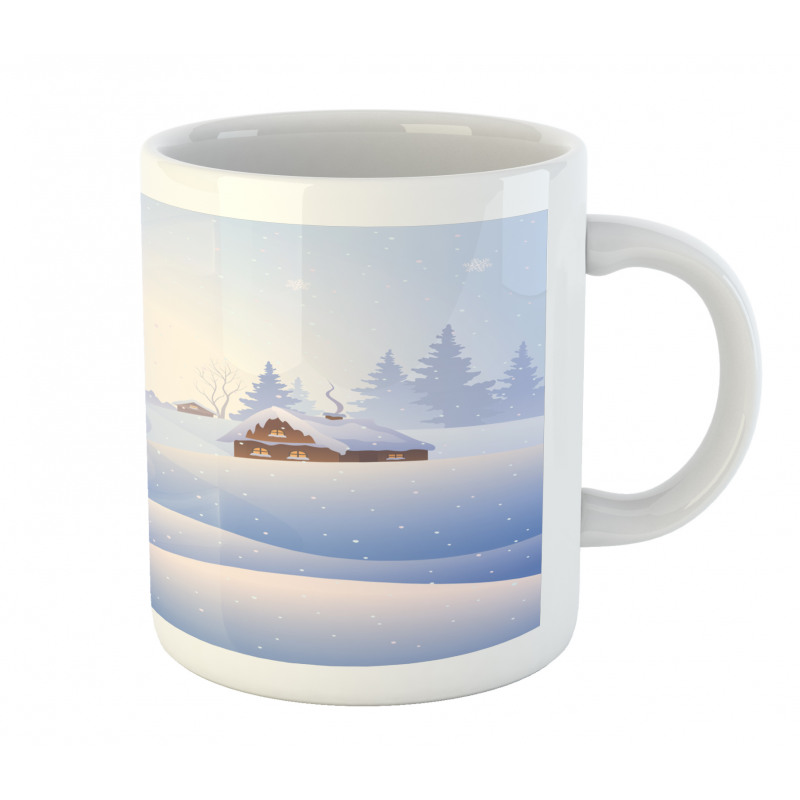 Village Landscape View Mug