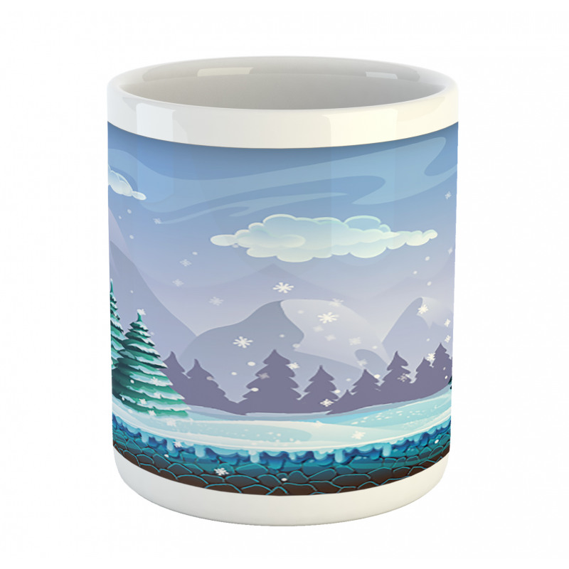 Mountains Hills Trees Mug