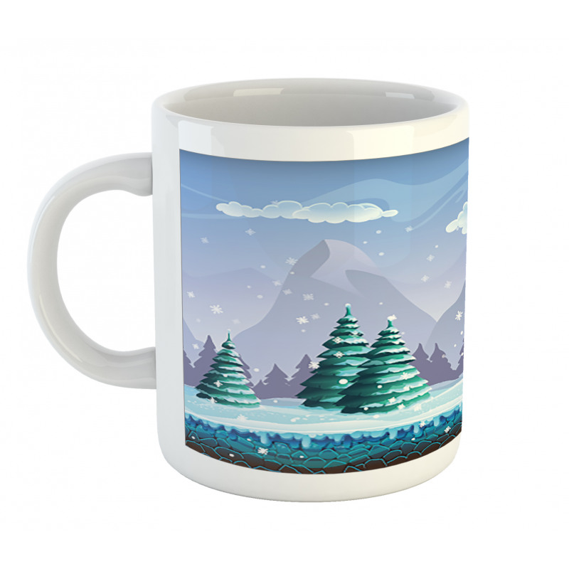 Mountains Hills Trees Mug