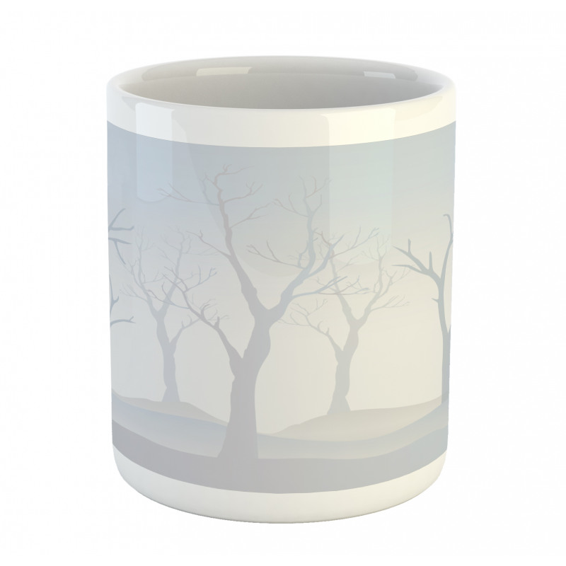 Misty Weather in the Forest Mug