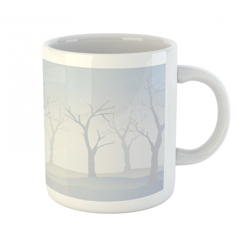 Misty Weather in the Forest Mug