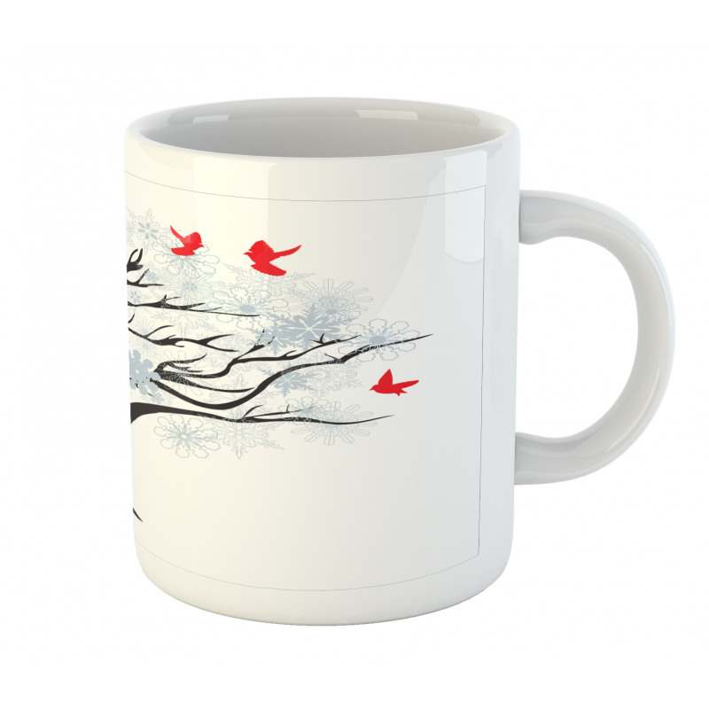 Birds Flying on a Tree Mug