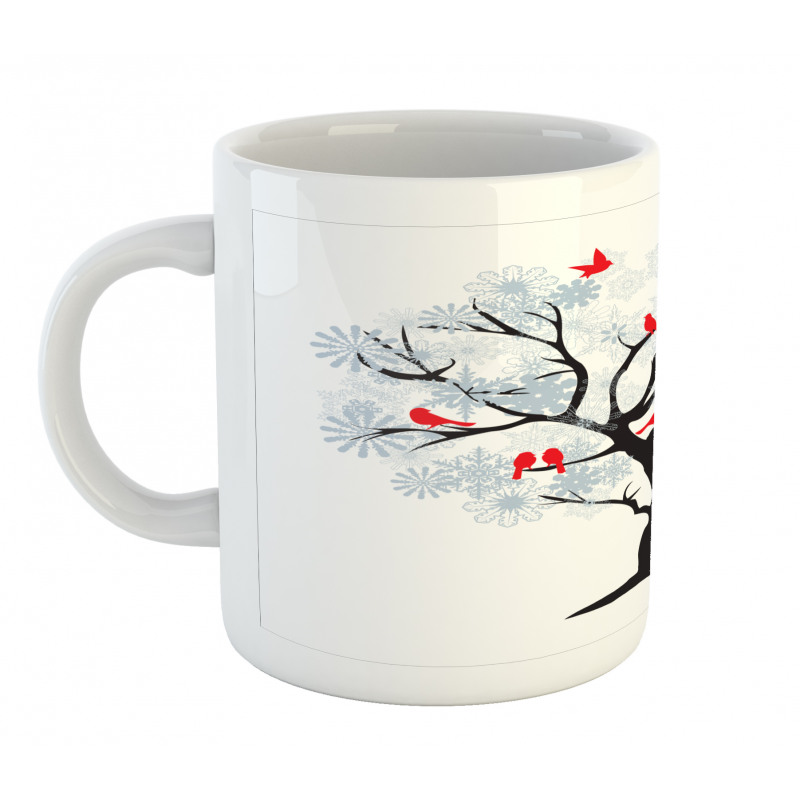 Birds Flying on a Tree Mug