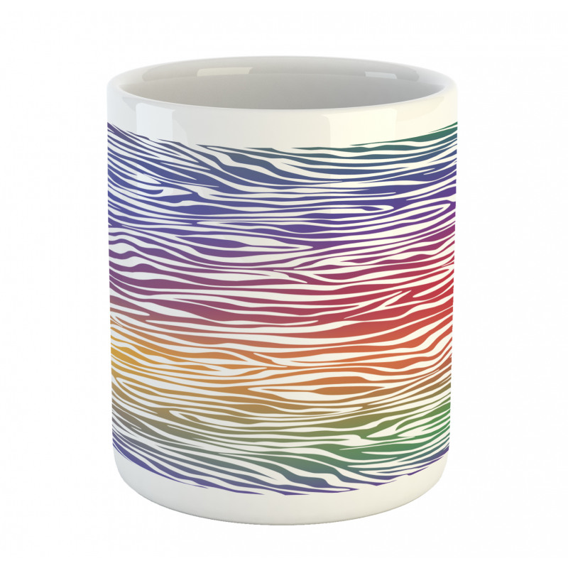 Abstract Zebra Skin Mug