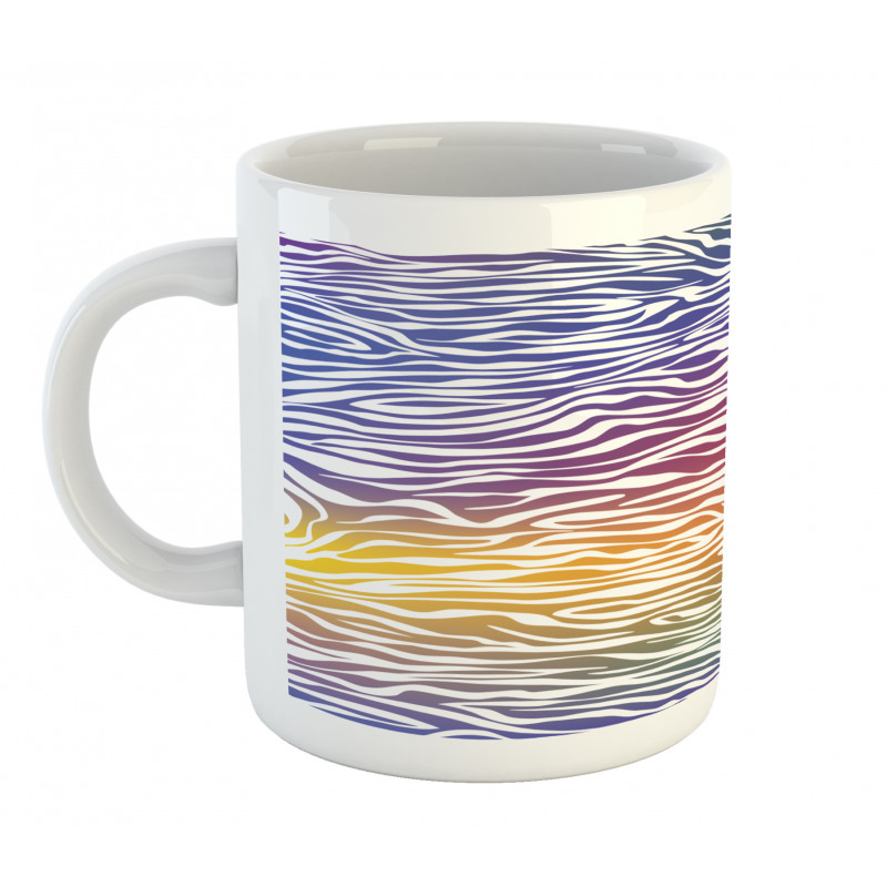 Abstract Zebra Skin Mug